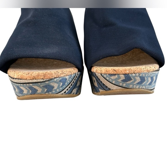 Lucky Brand Blue Marilyn Cork Wedge Sandal - Picture 5 of 12